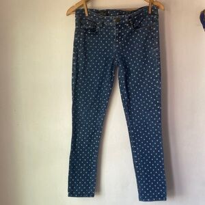 J.Crew 27 Polka Dot Ankle Jean